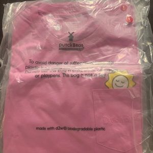 Dutch Bros Pink Sun Pocket Shirt